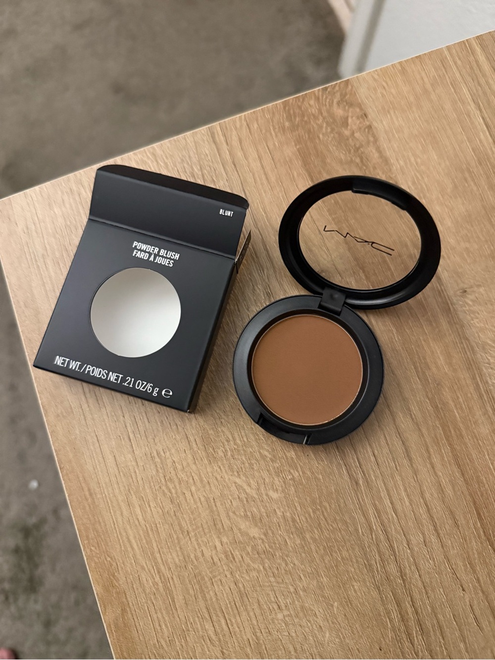 mac blush in blunt
